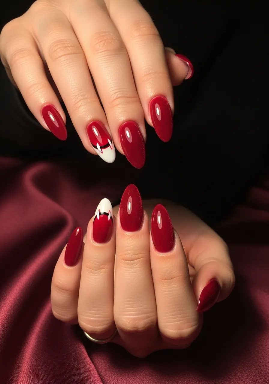 Red Velvet Vampire Nails