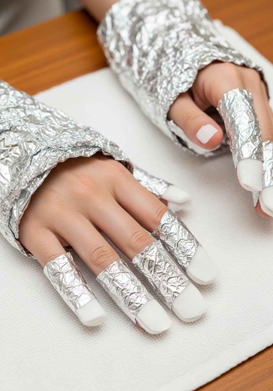Wrap Nails in Foil