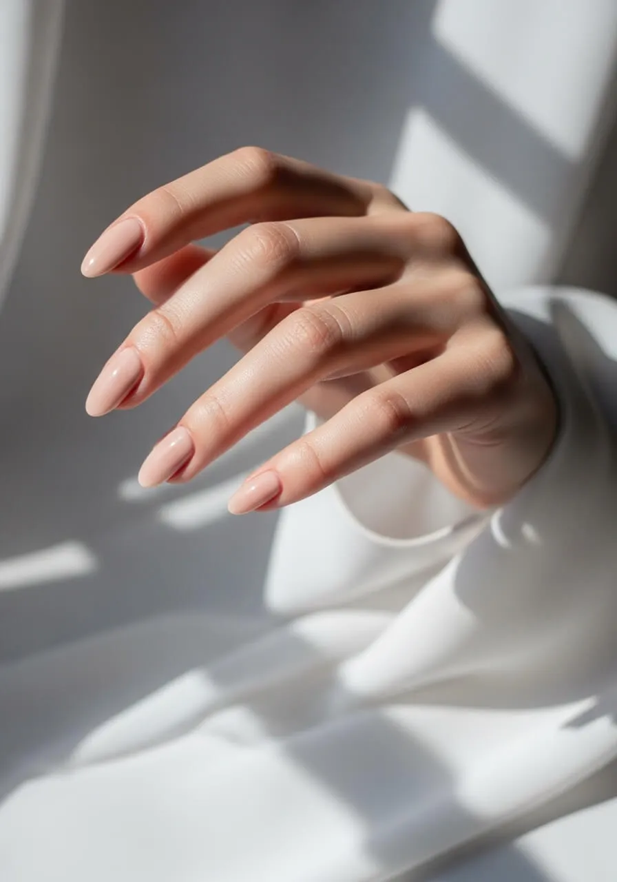 Oval Nails for Elongated Look