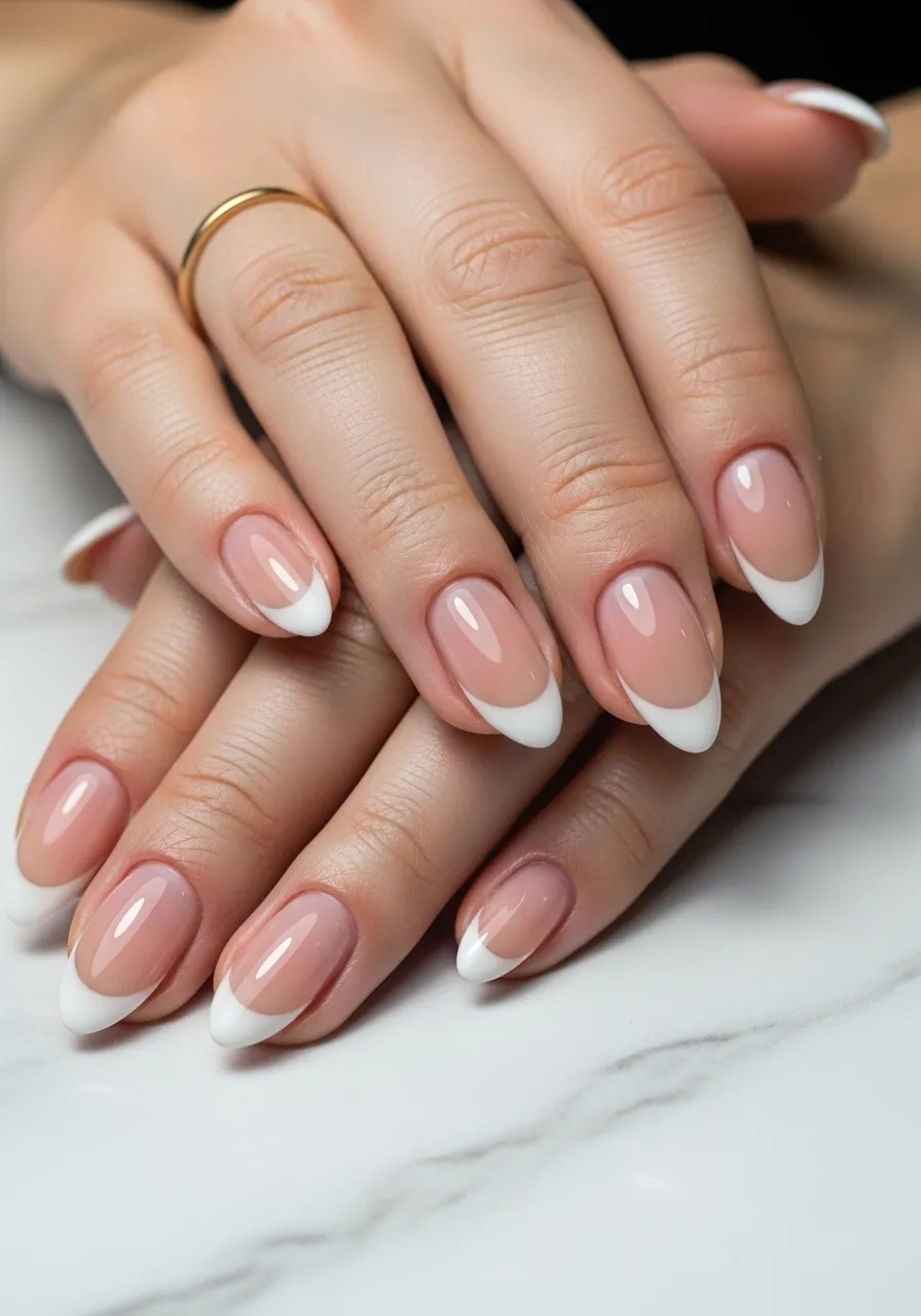 French Almond Nails