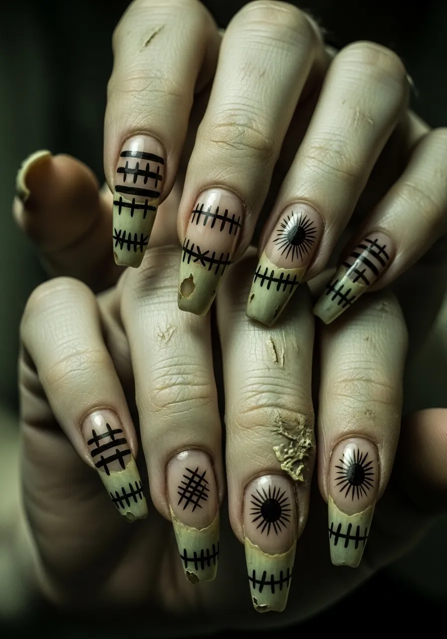 Stitch Scar Nails