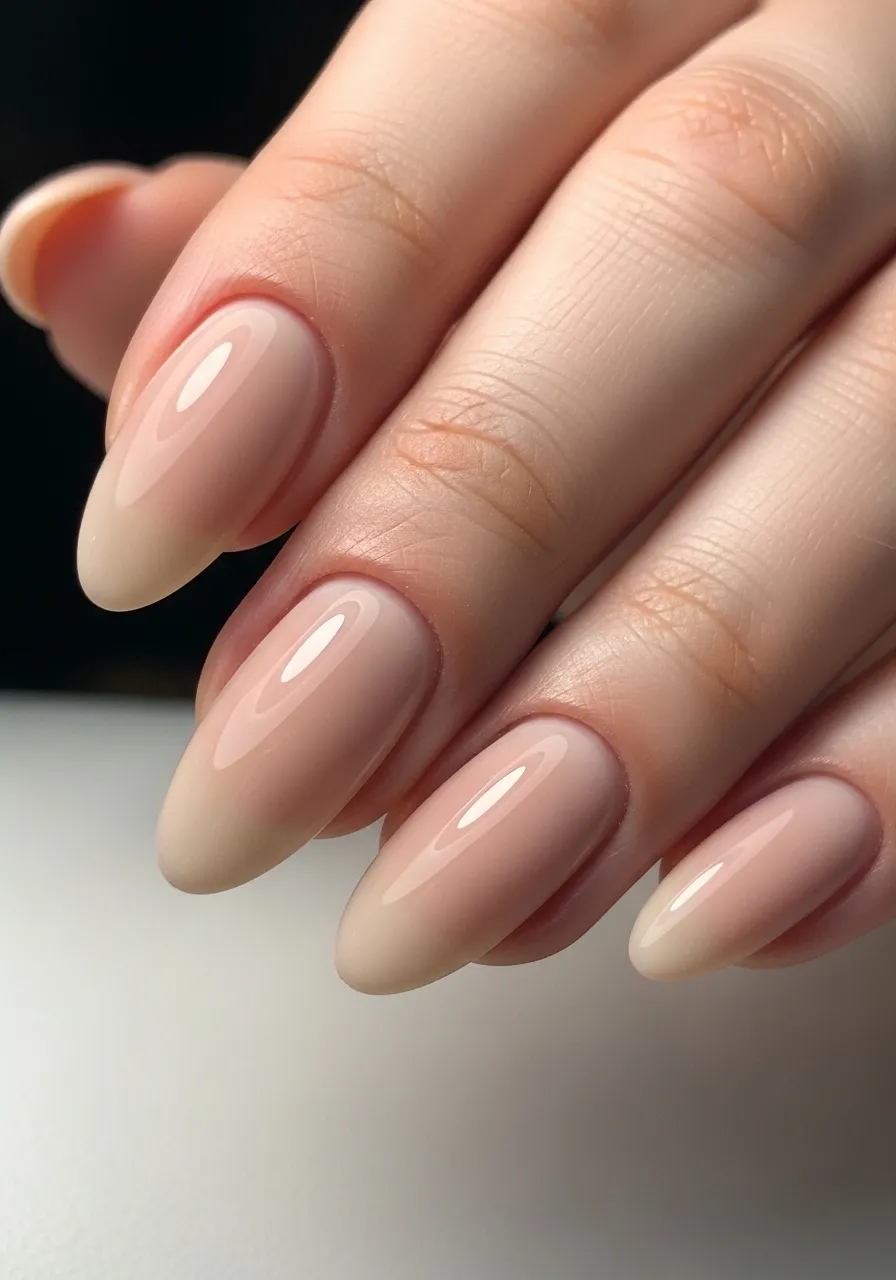 Hybrid Almond Oval Nails