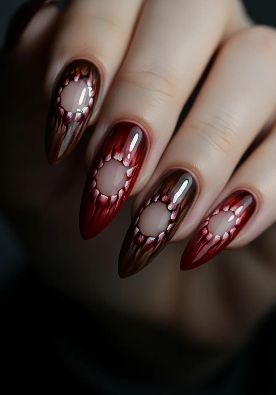 Zombie Bite Mark Nails