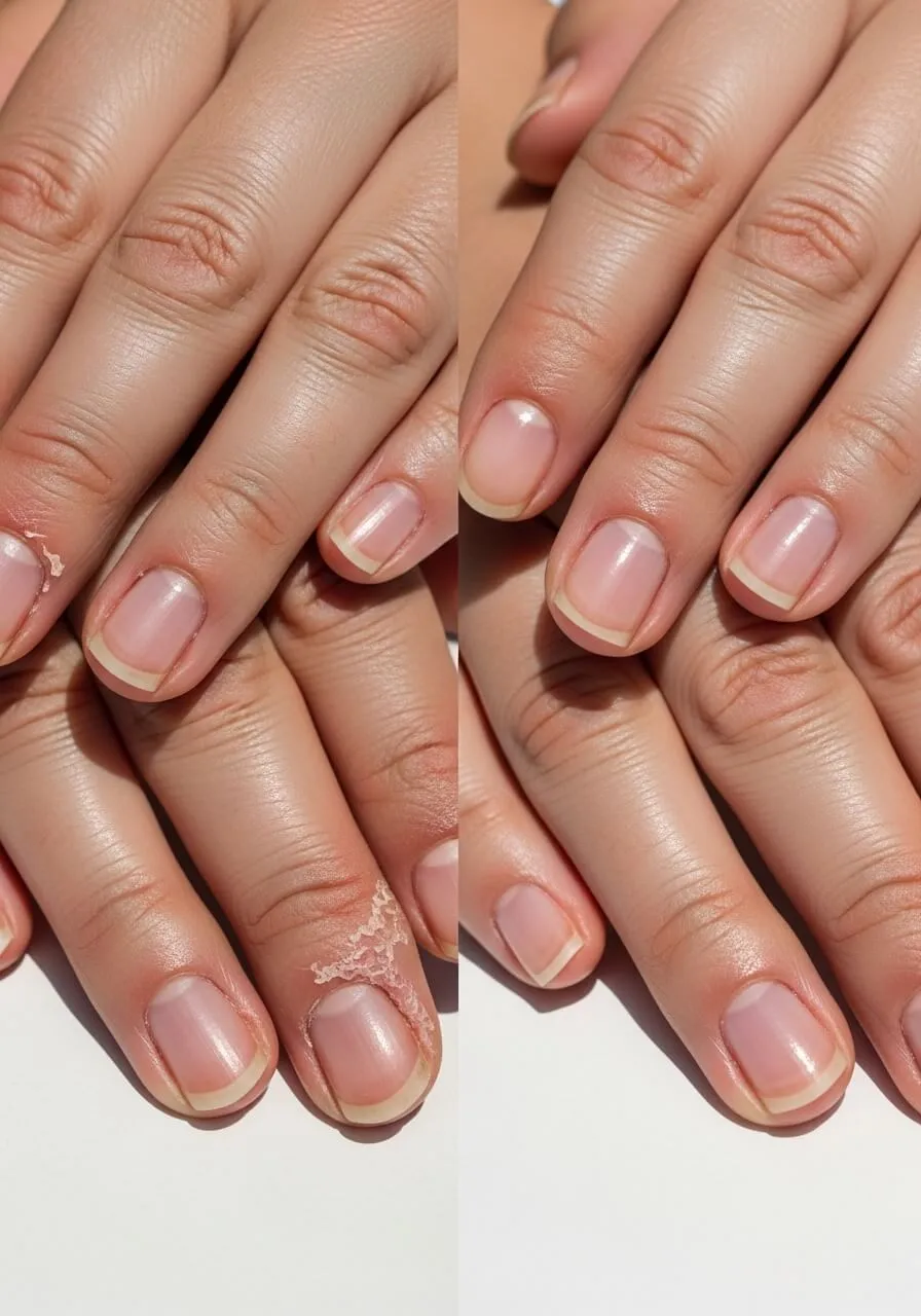 Results After Homemade Cuticle Oil