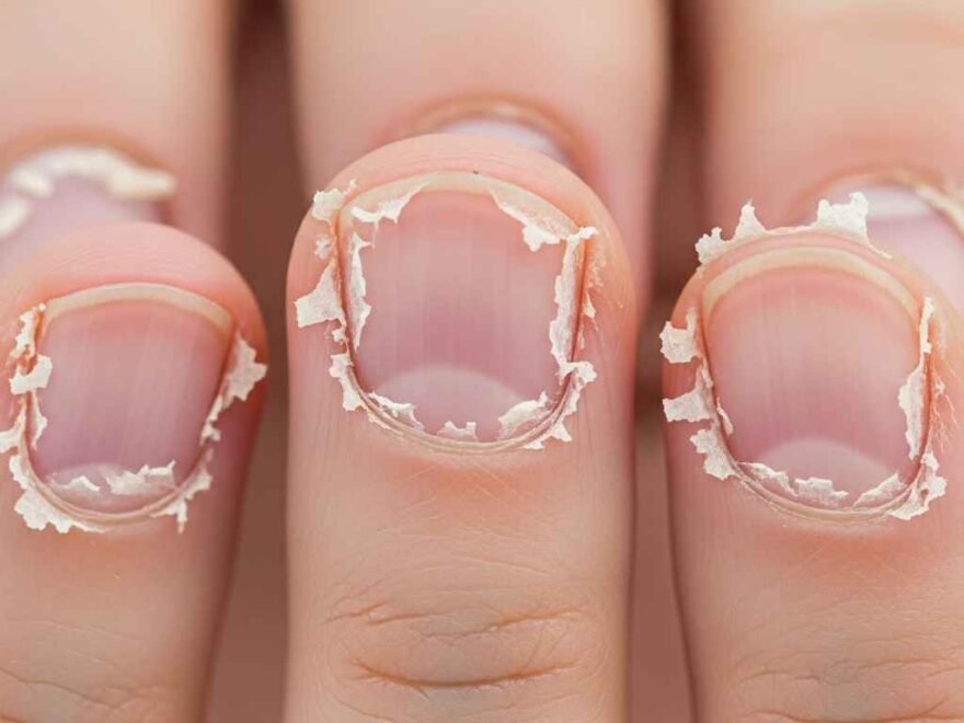 Skin Around Nails Peeling Occurs