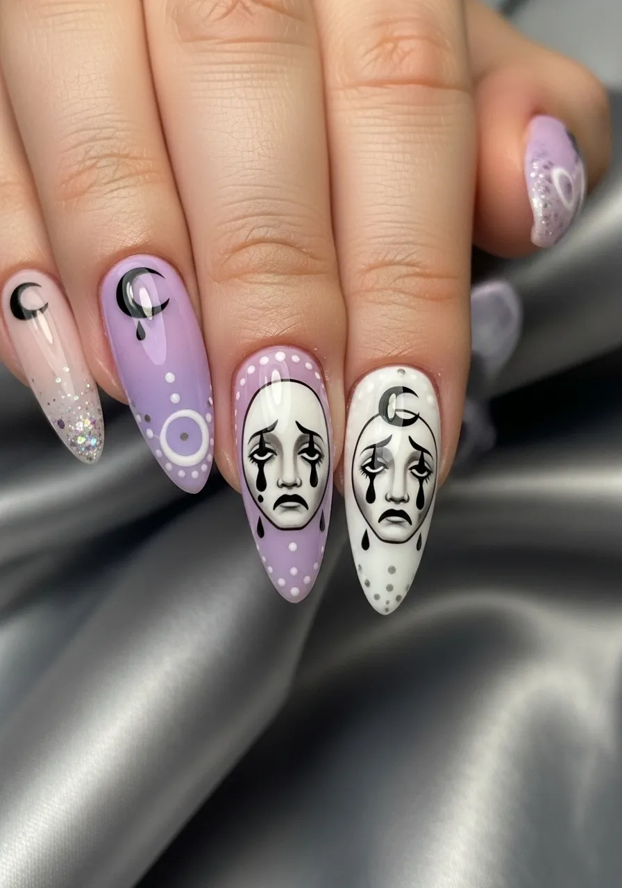 Pierrot Sad Clown Aesthetic