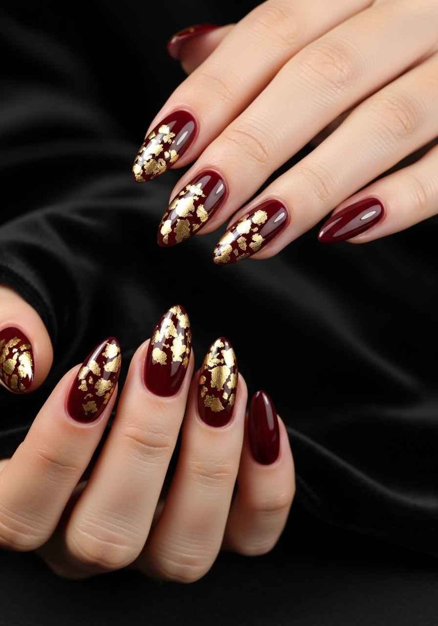 Cherry Almond Nails