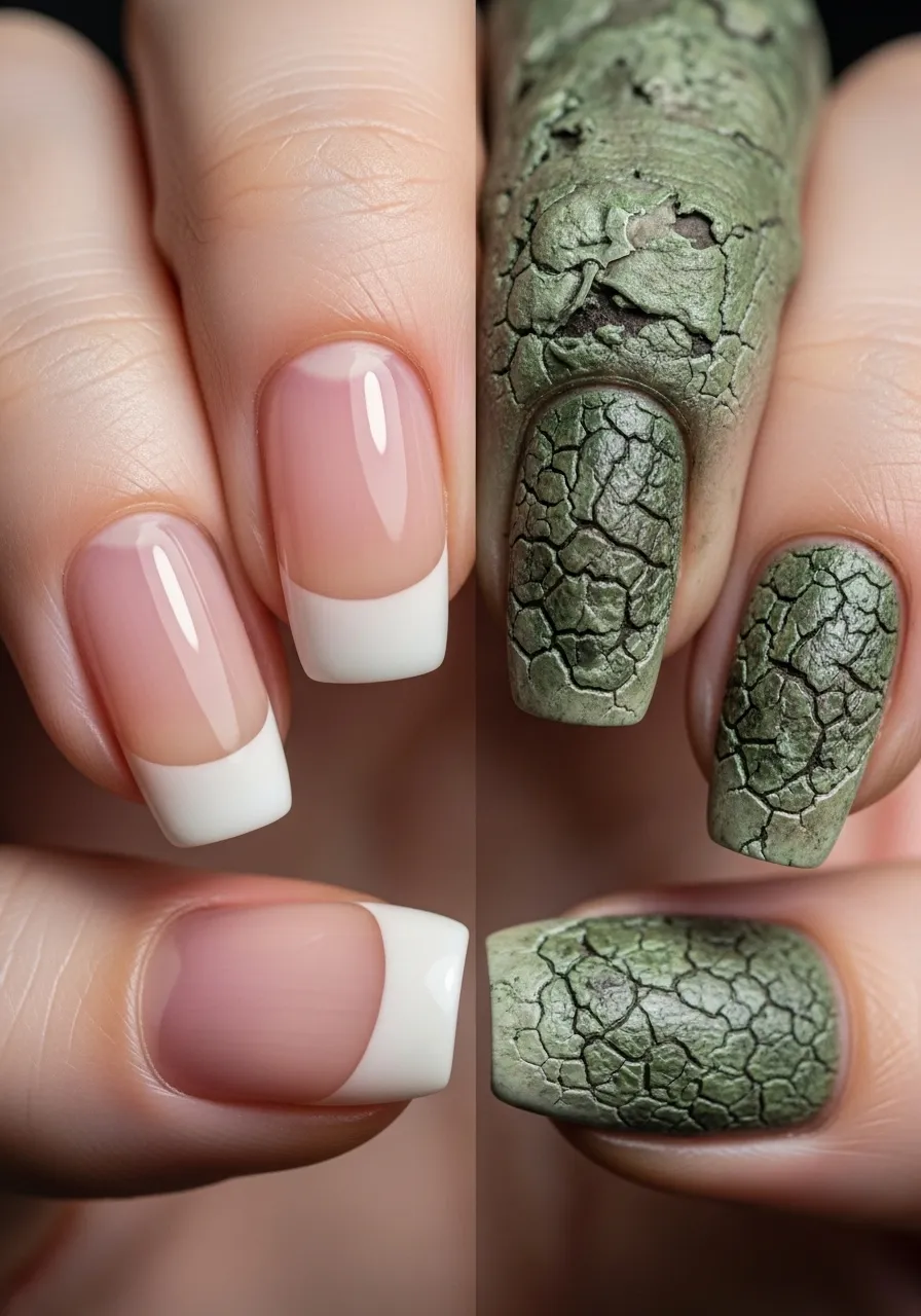 Half Dead Nail Split Design
