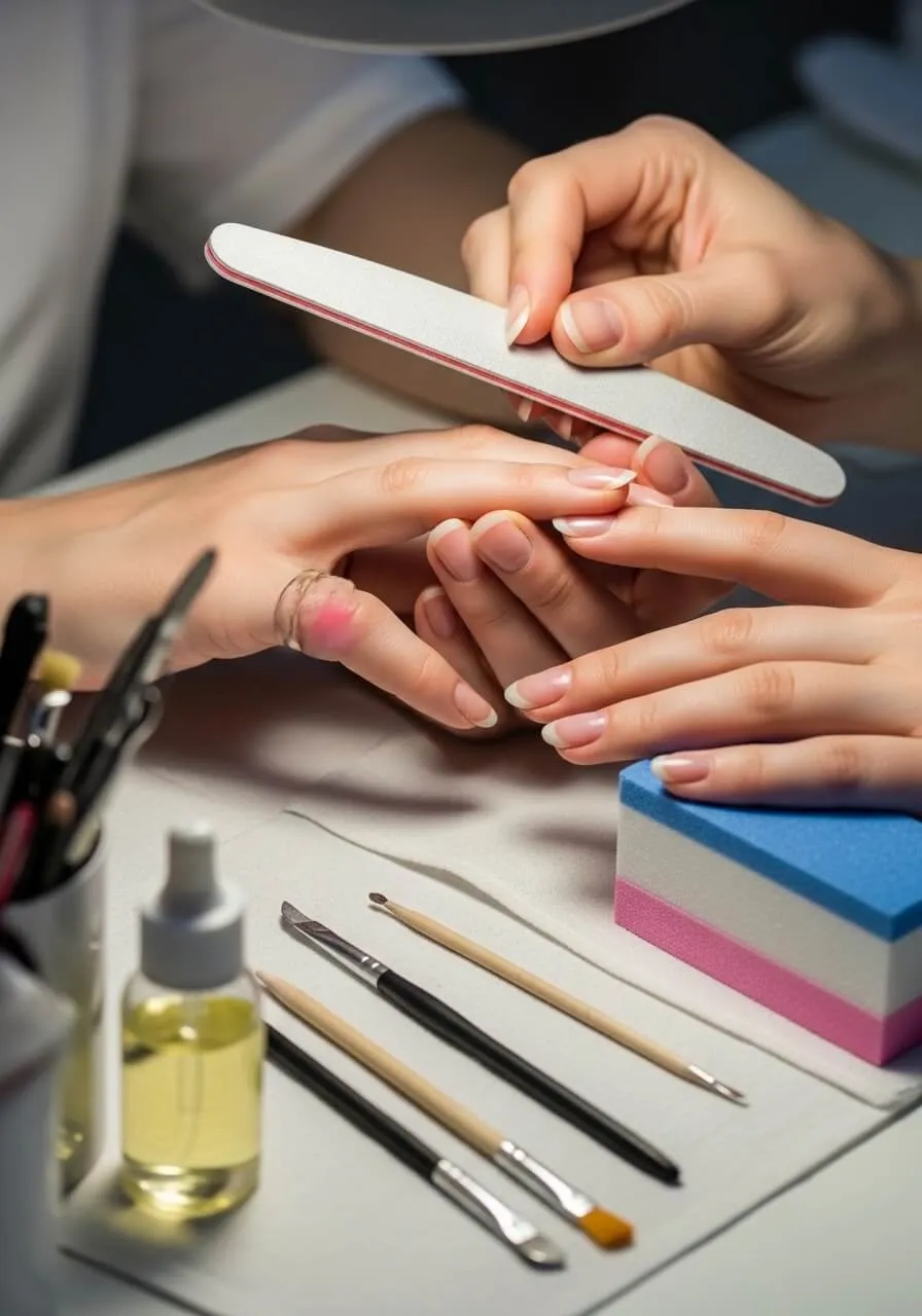 Prep Nails for Gel Polish