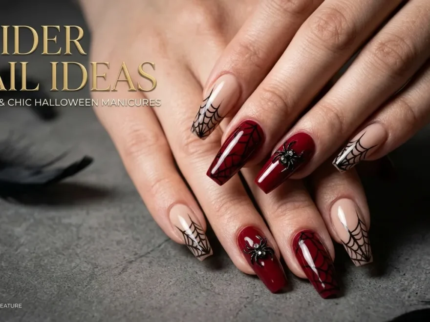 Spider Nail Ideas