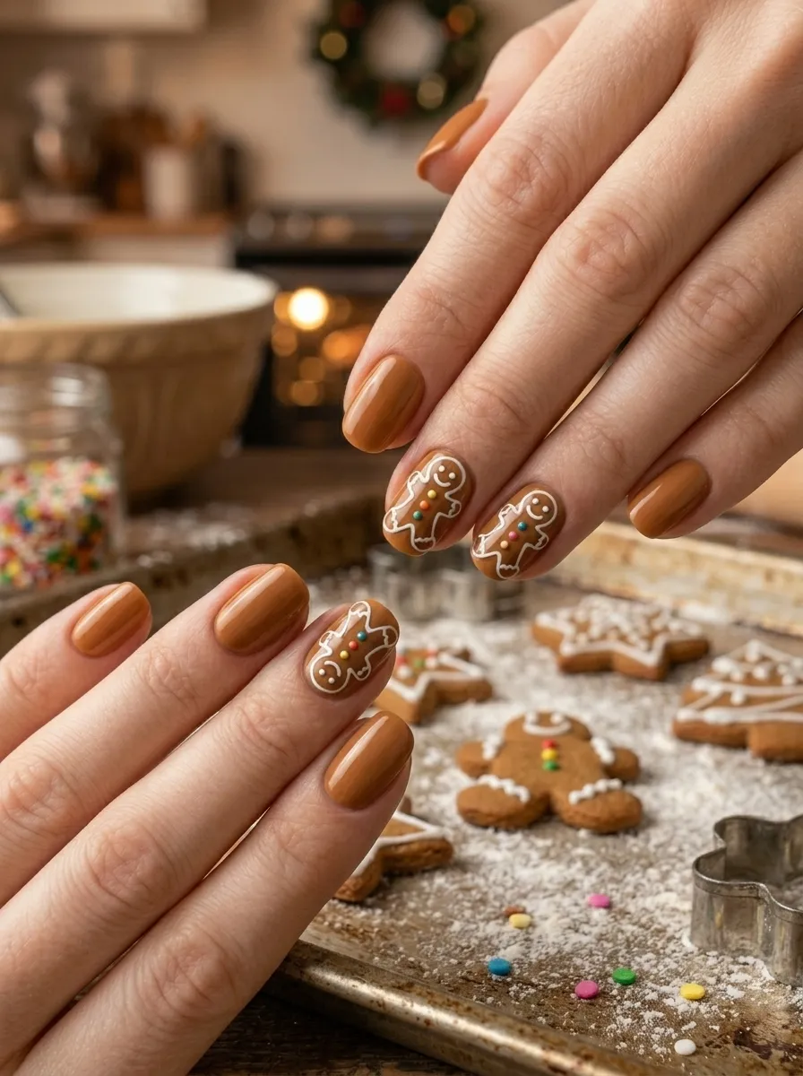 Gingerbread Man Nails