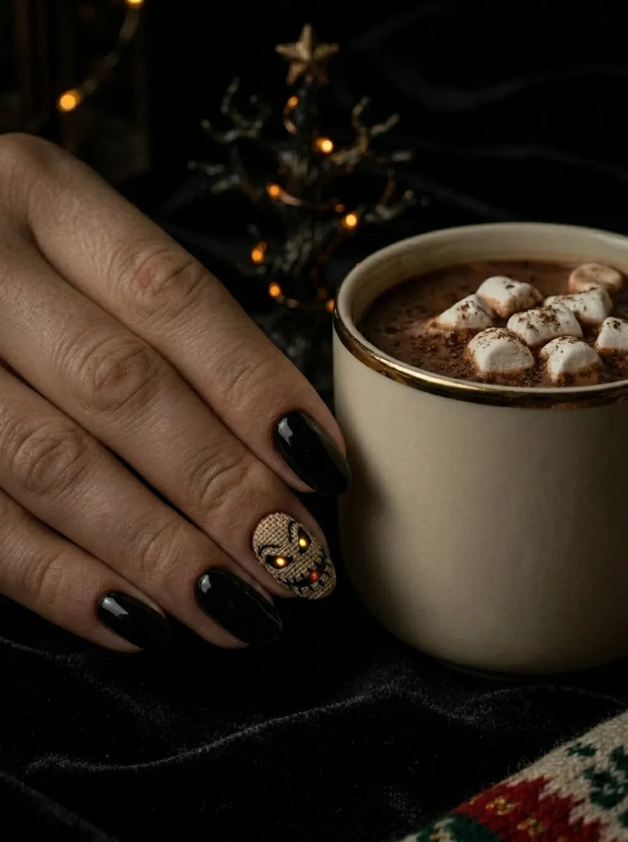 Oogie Boogie Accent Nail