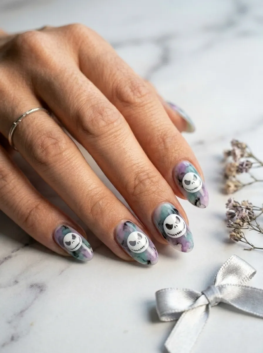 Nightmare Before Christmas Watercolor Effect