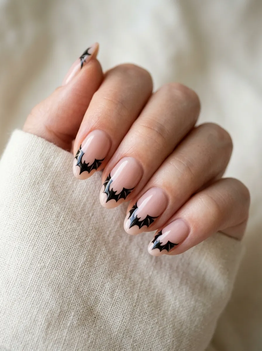 Bat Wing French Tips