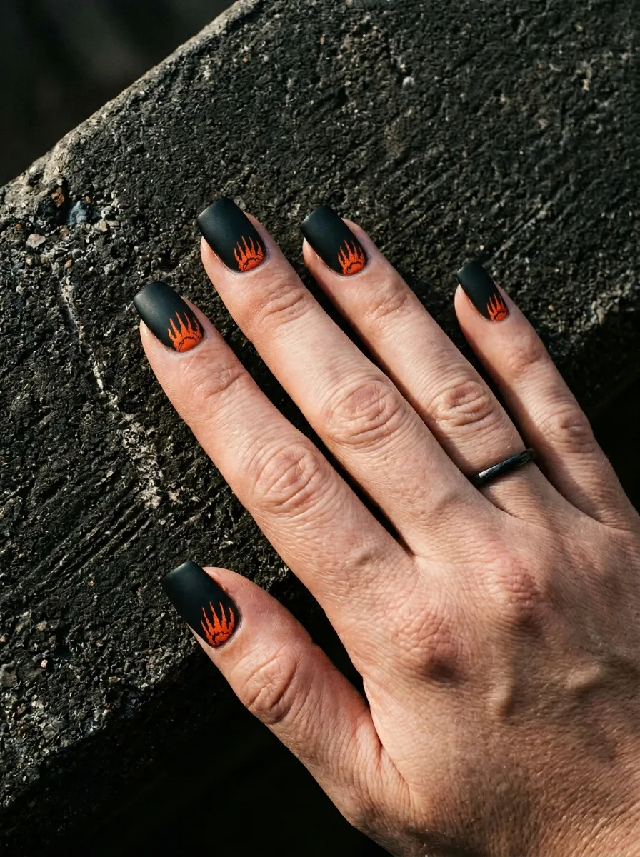 Claw Glove Silhouette Nails