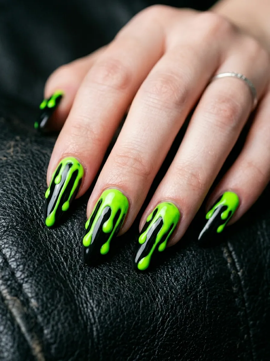 Dripping Green Slime Effect