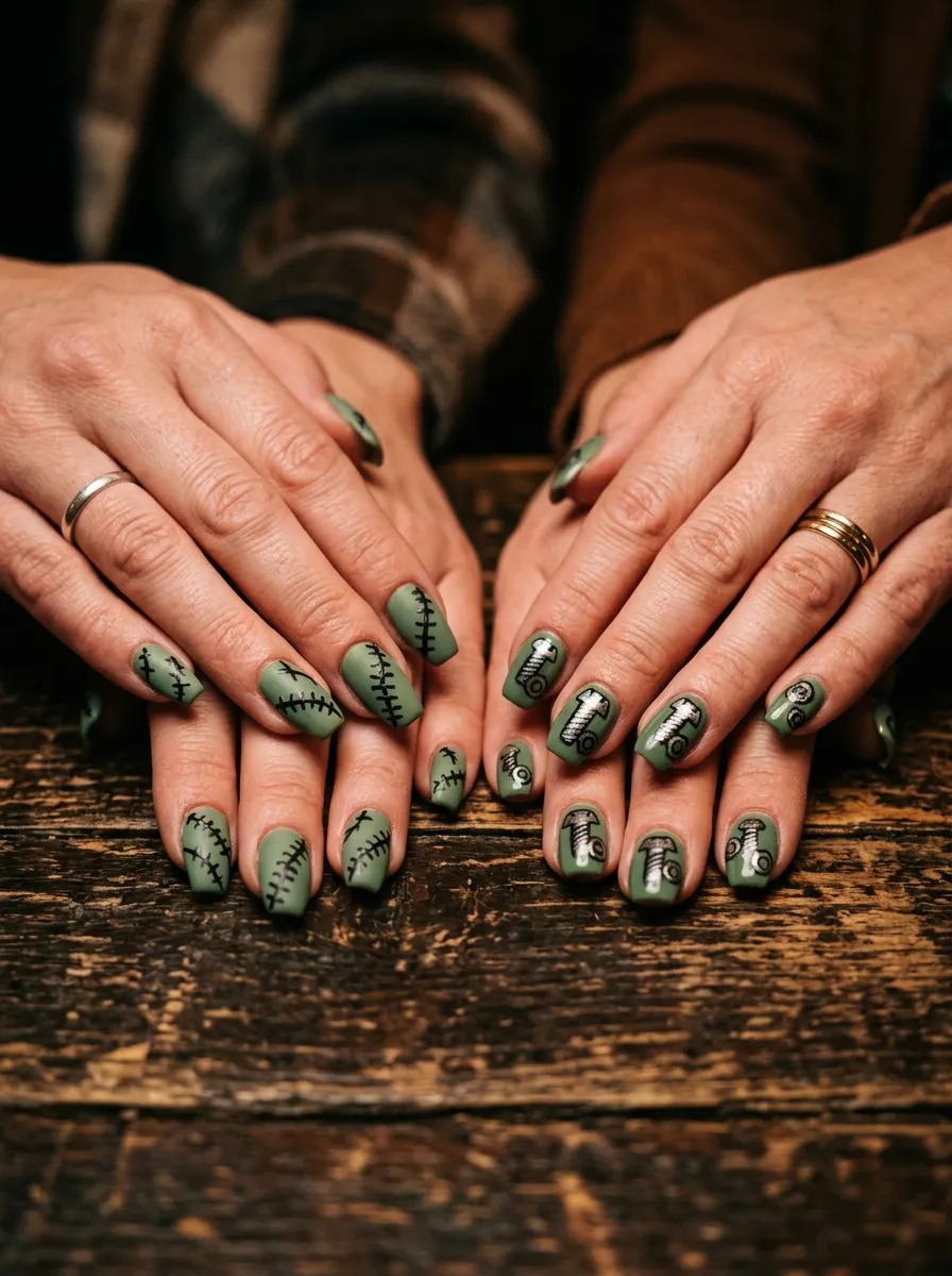 Frankenstein Couples or Group Manicure