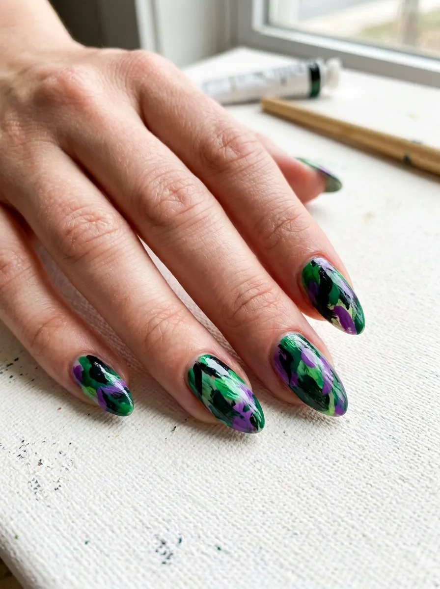 Frankenstein Meets Abstract Art