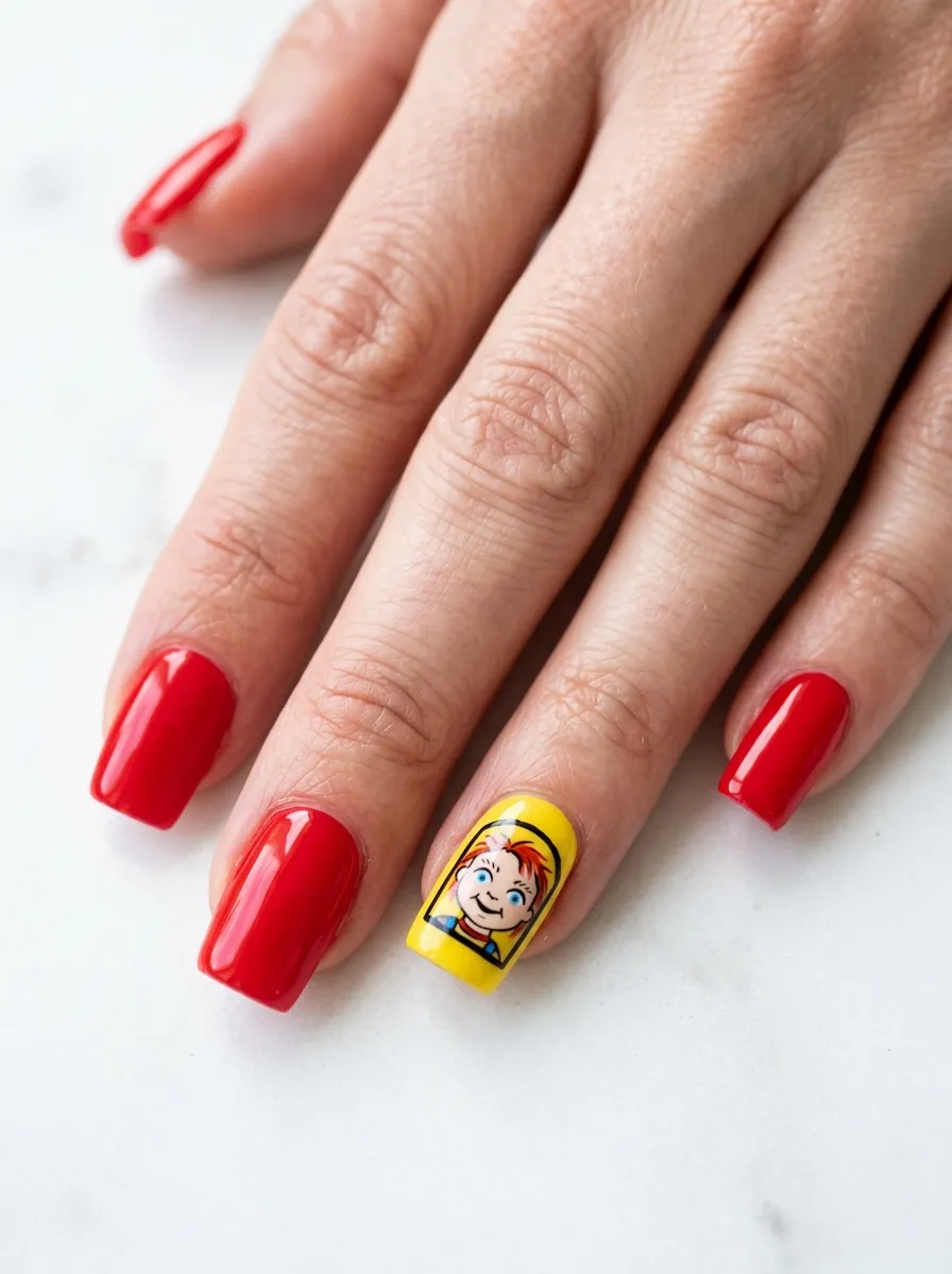 Good Guy Box Art Nails