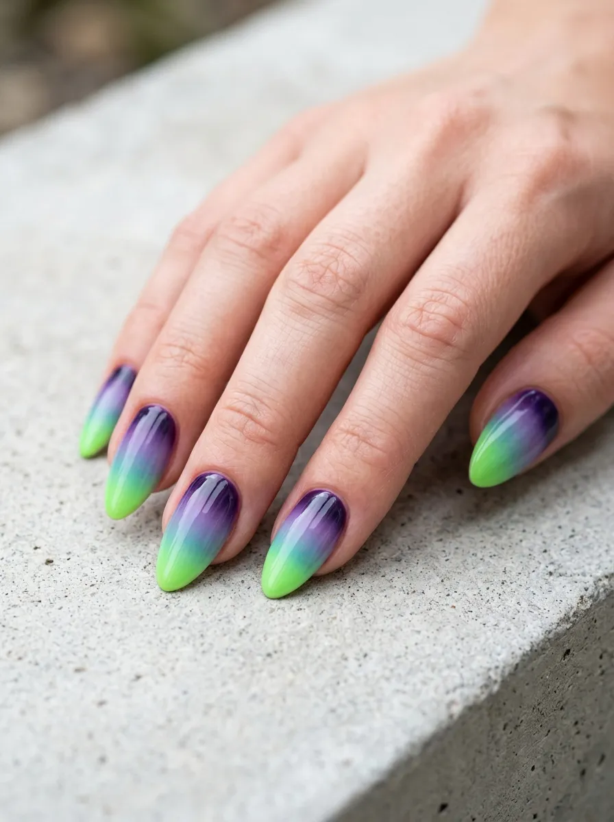 Gradient Ombre in Unexpected Color Pairs