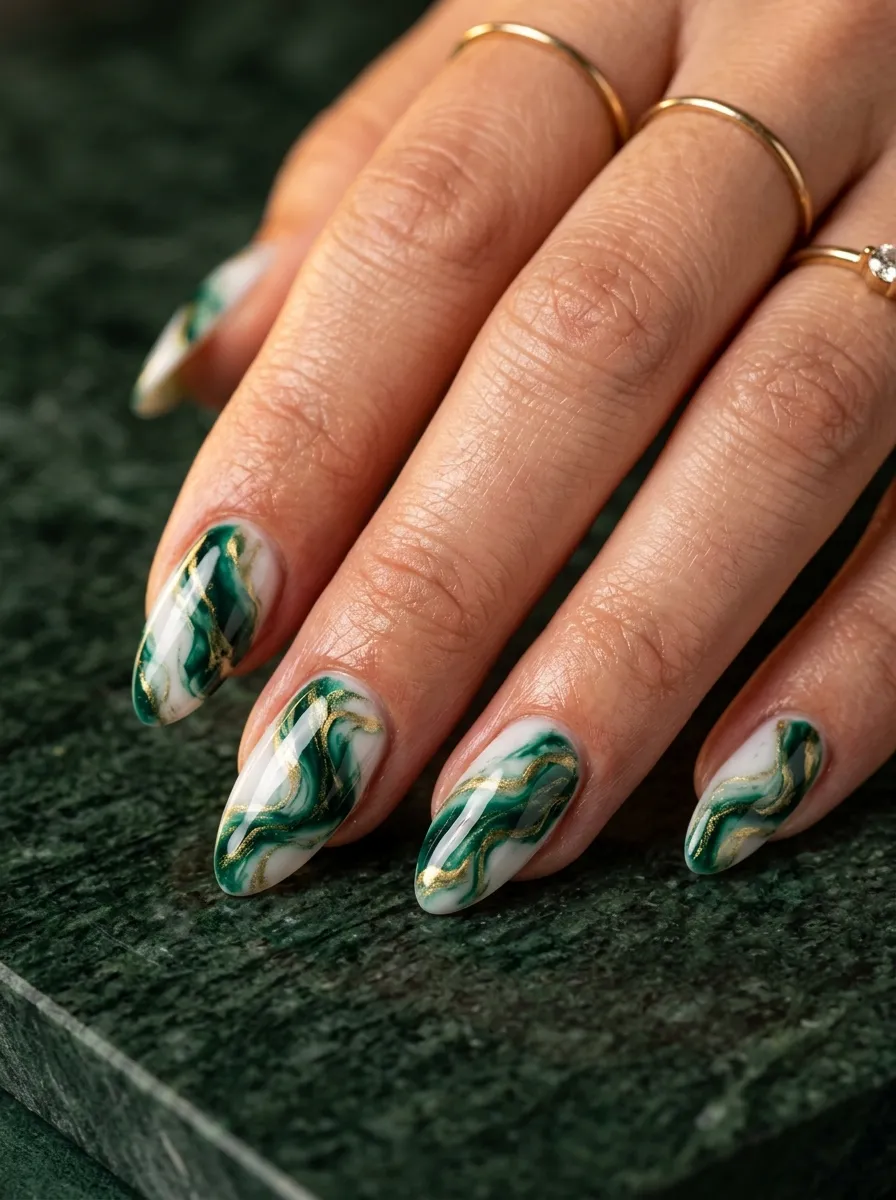 Marble Effect in Unexpected Colors