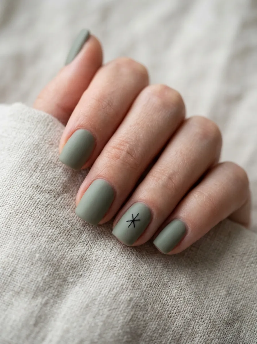 Minimalist Single Stitch Nail