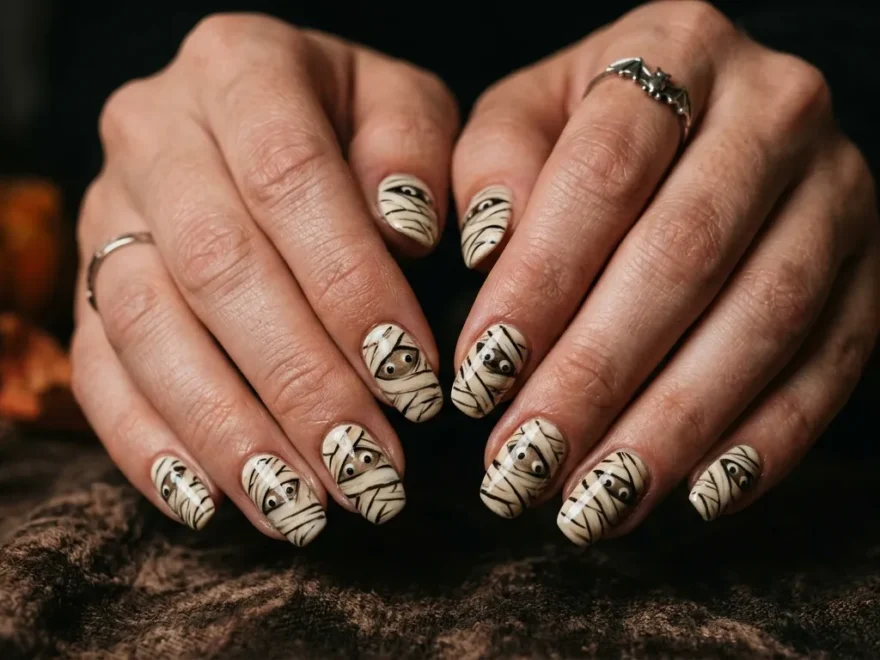Mummy Nail Ideas