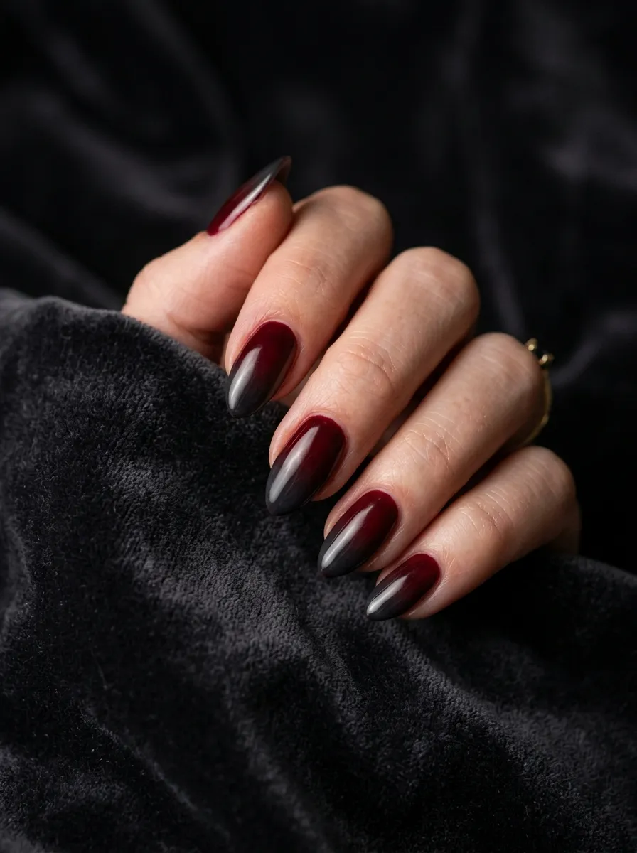 Nightmare Ombre Nails