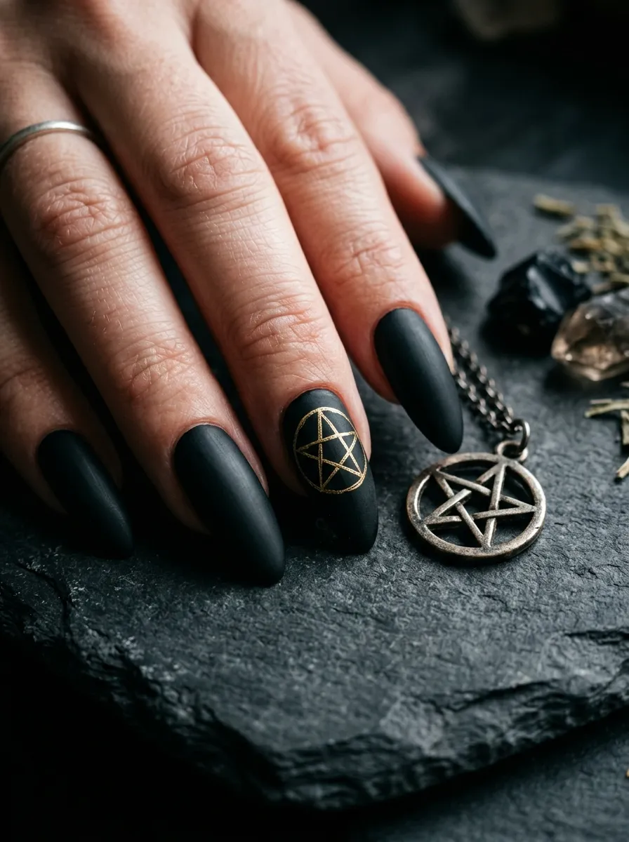 Pentagram or Sacred Geometry Accents