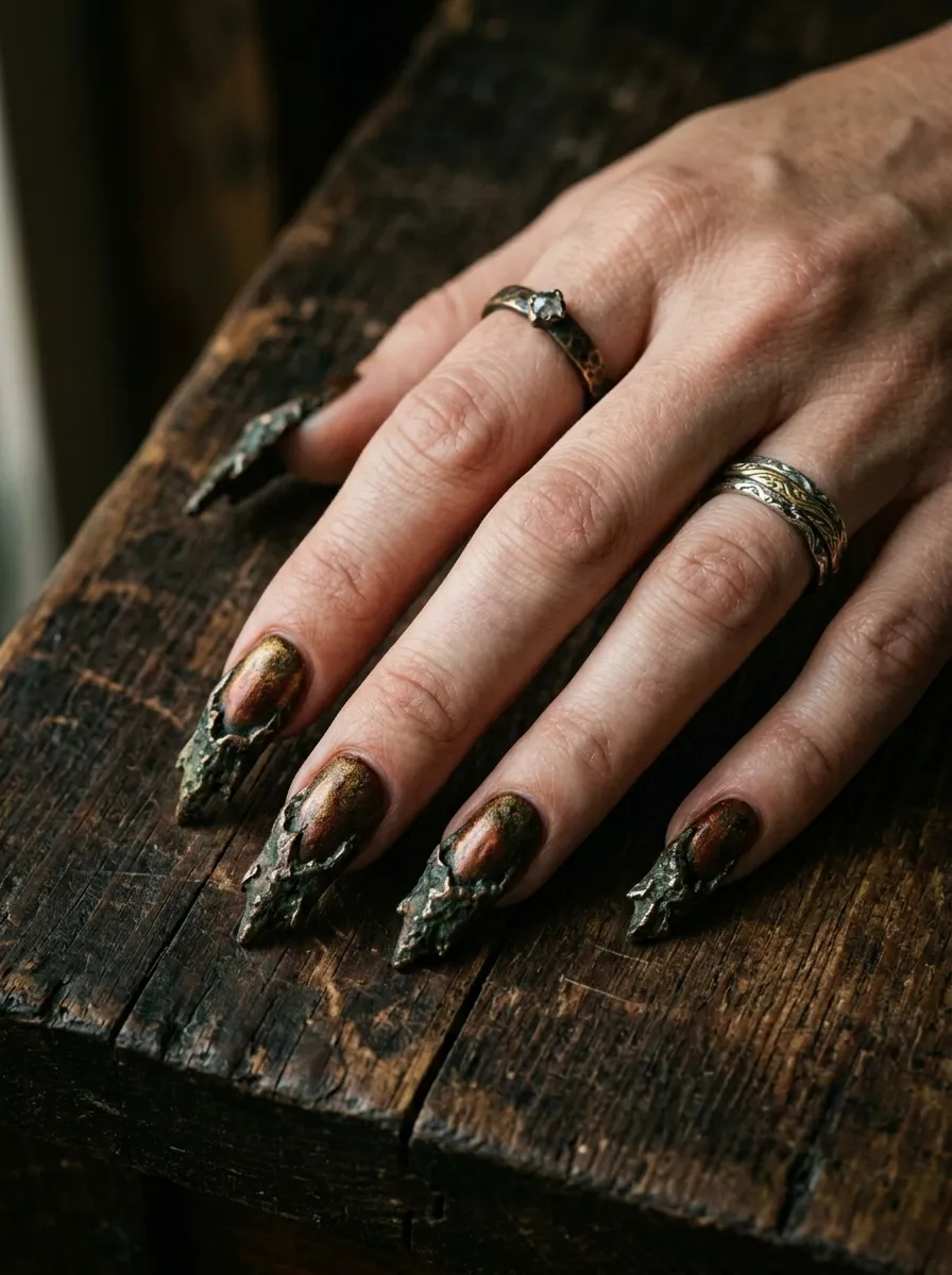Rusty Razor Claw Nails