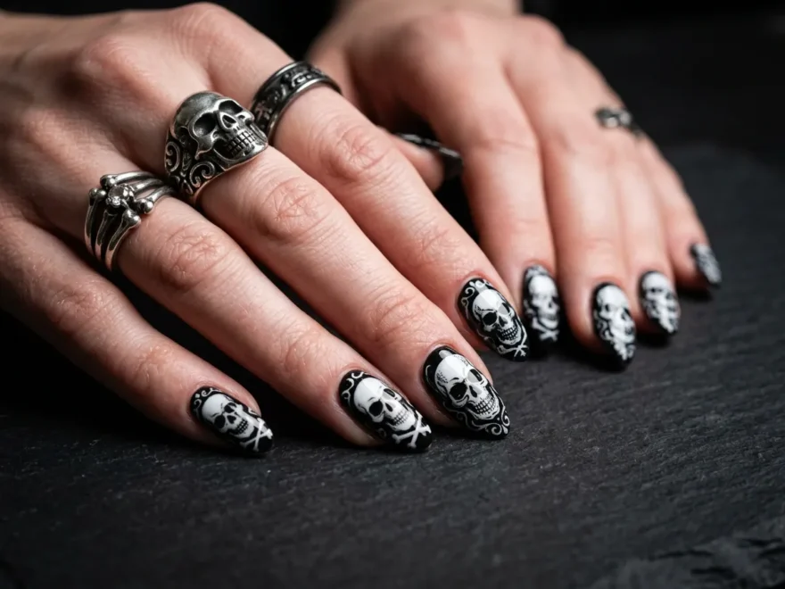 Skull Nail Ideas