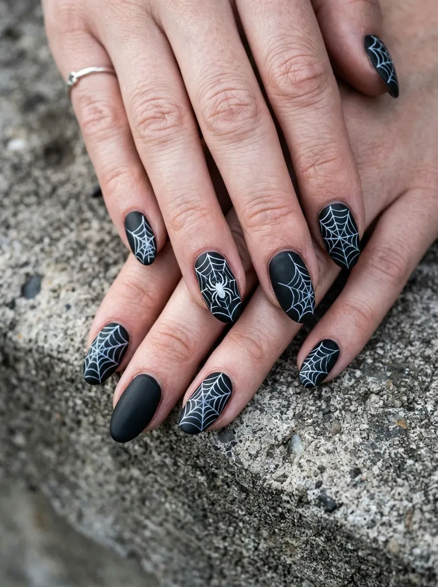 Spiderweb Nails for Everyday Wear