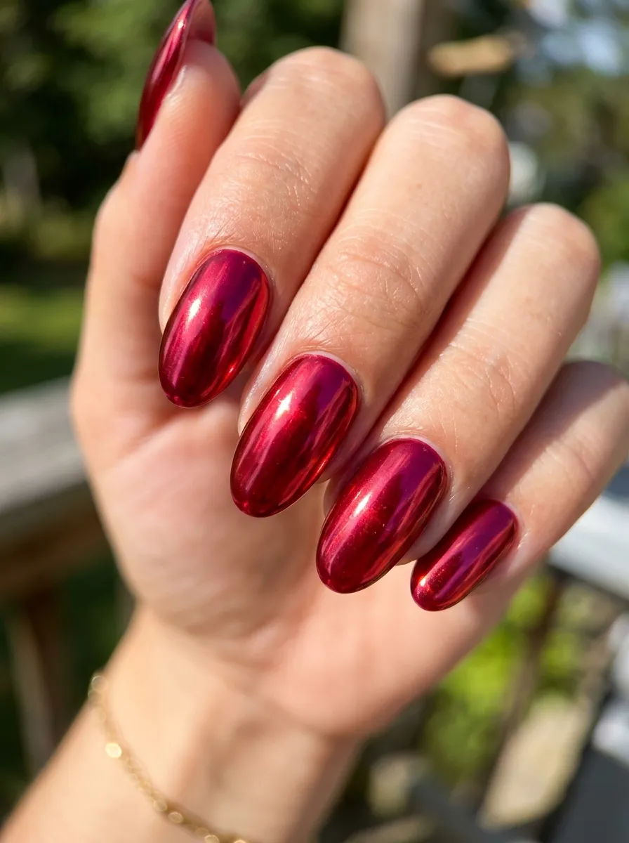 Ruby Red Metallic Chrome