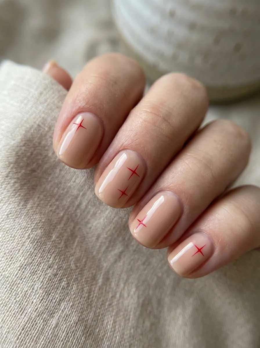 Red Starburst Accents