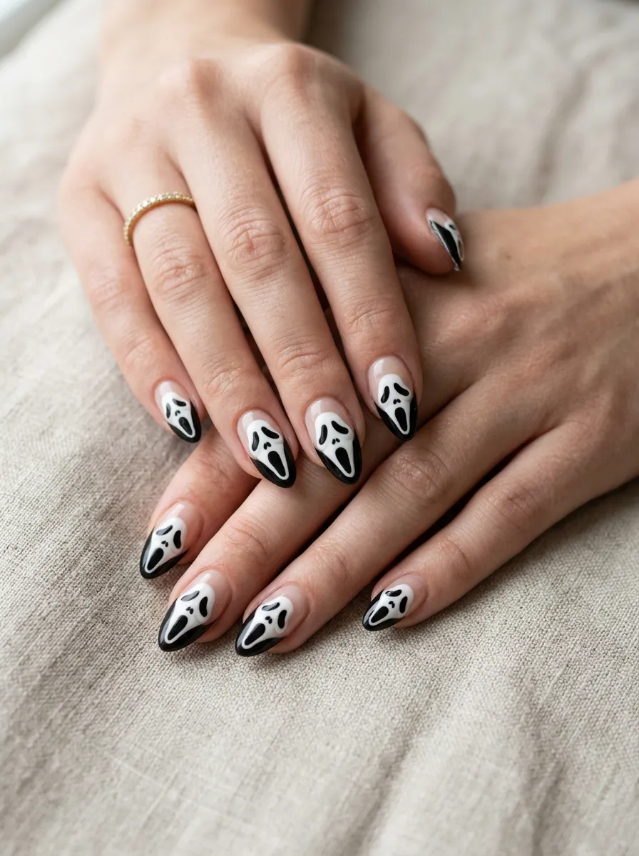 Ghostface French Tips