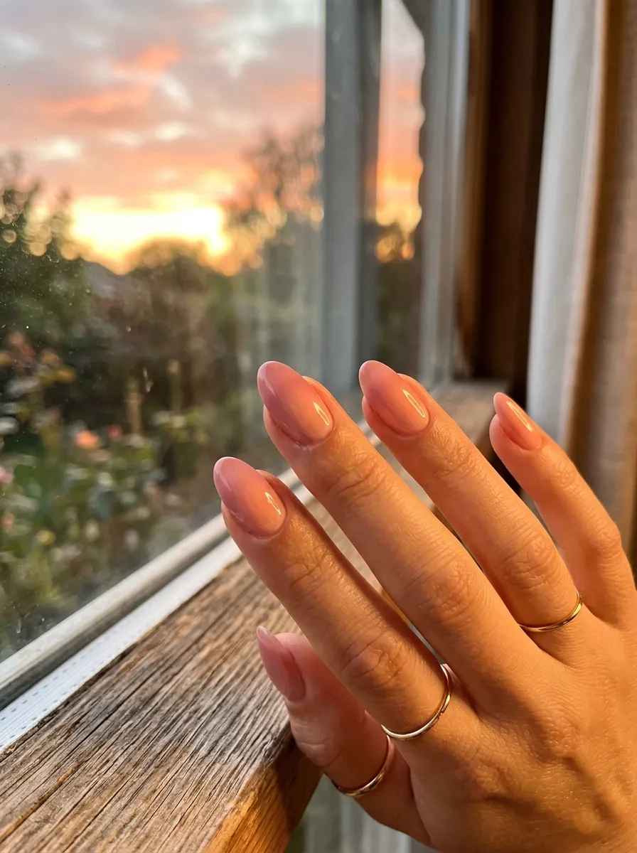 Pink and Peach Sunset Aura