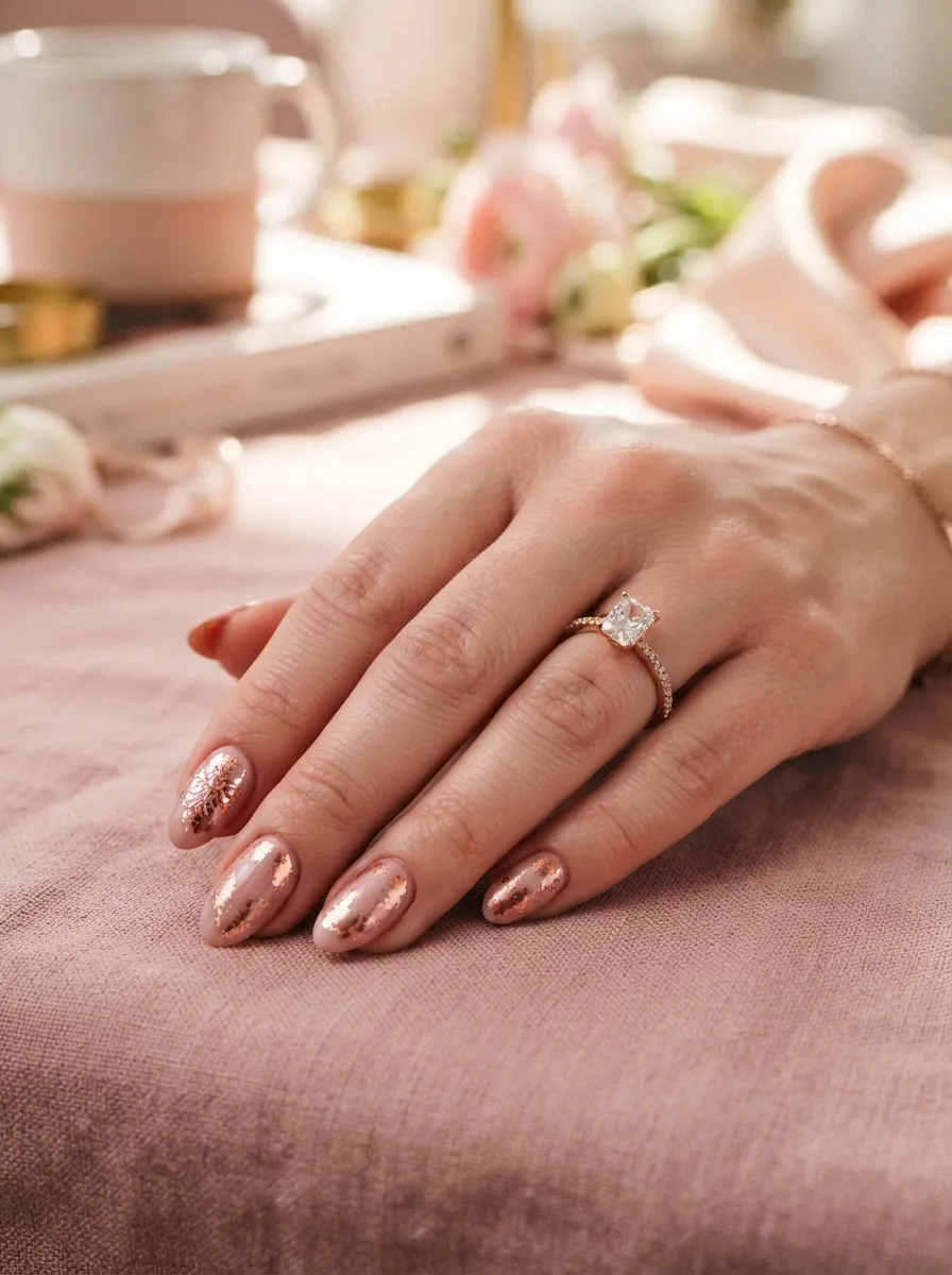 Rose Gold Foil Details