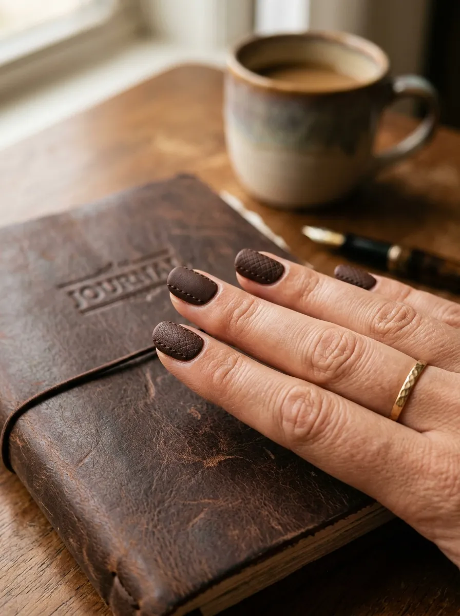 Leather Texture Nails