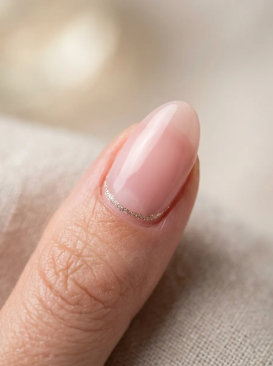 Glitter Cuticle Line Accent