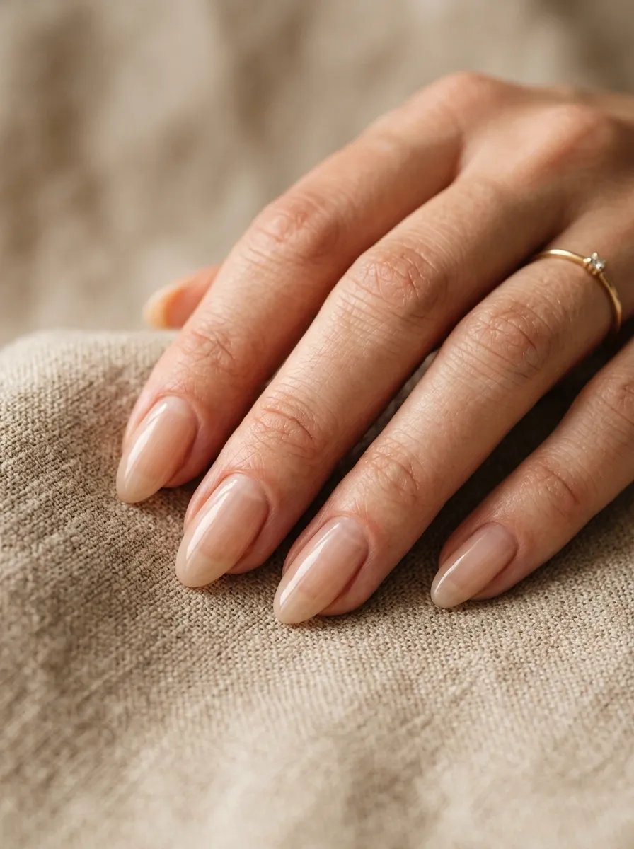 Natural Nude Elongated Nails