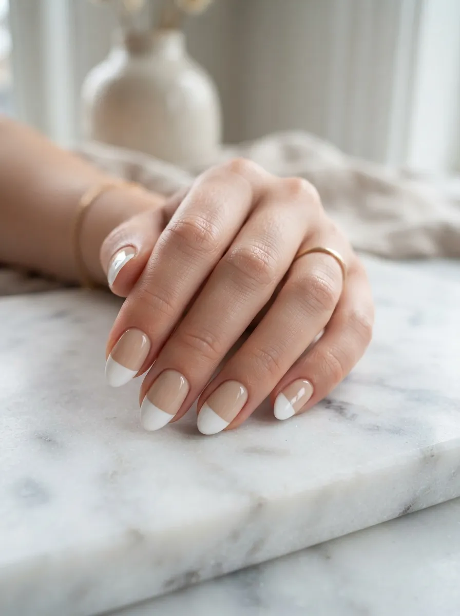 Two Tone Nail Design