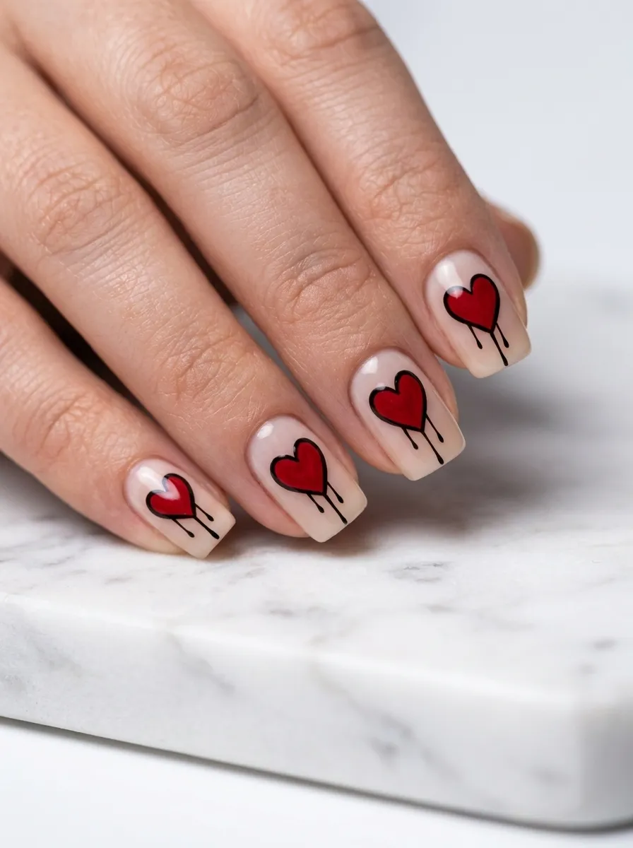 Bleeding Heart Nails