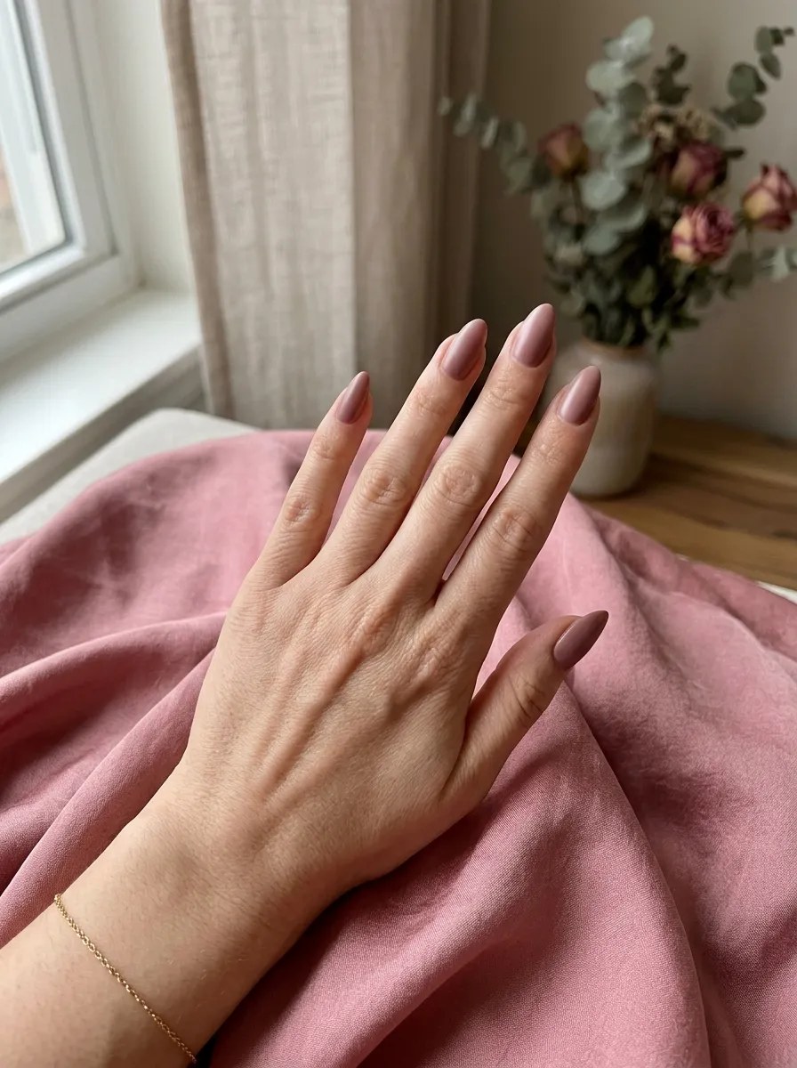 Mauve Satin Finish