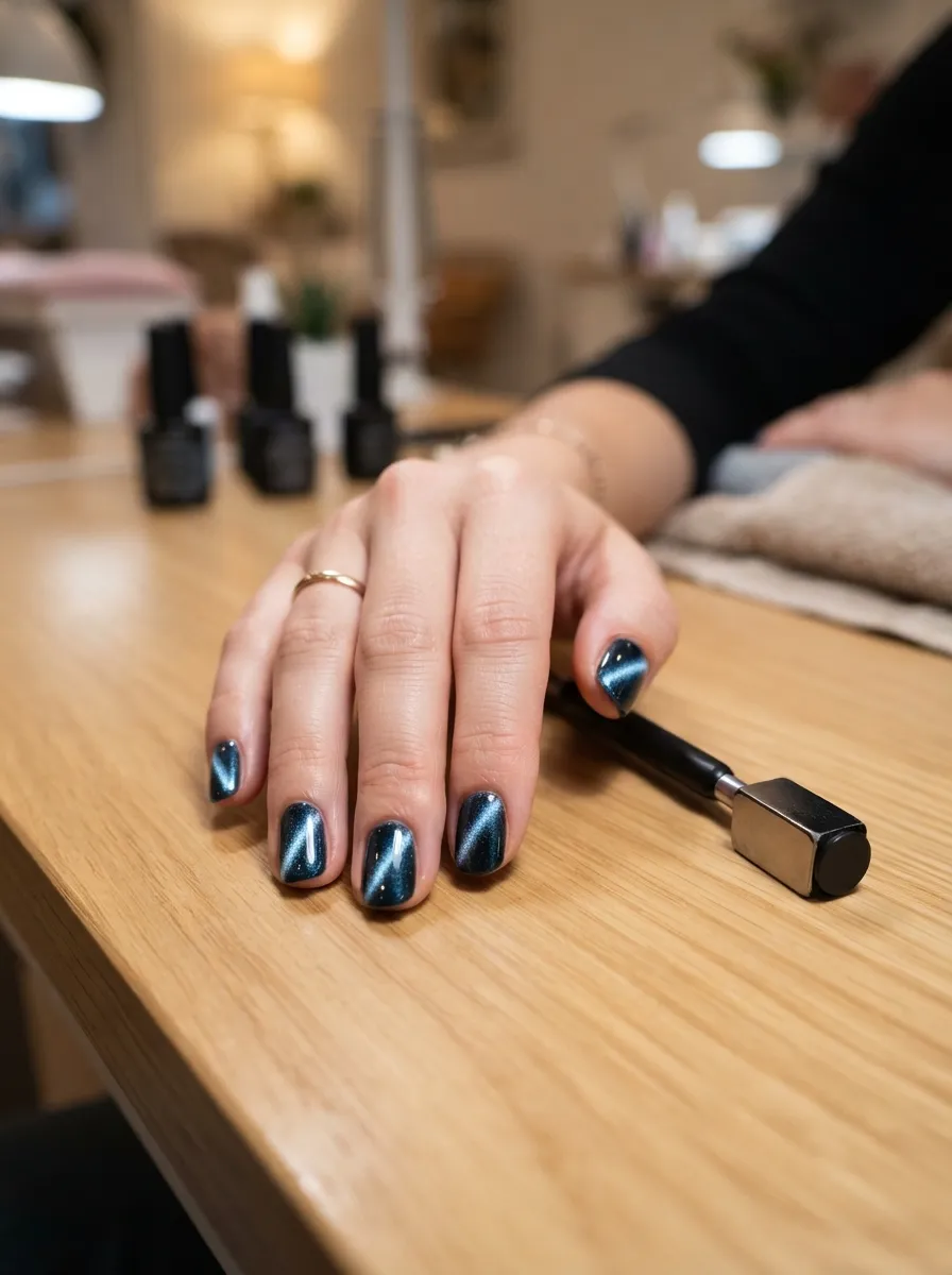 Cat Eye Gel Nails