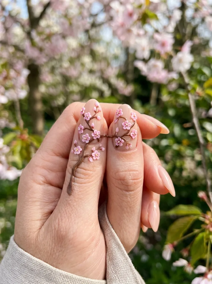 Cherry Blossom Branch Wraparound