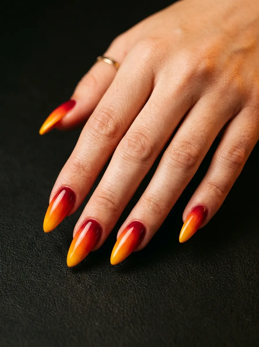 Multicolor Red Ombre (Red, Orange, Yellow)