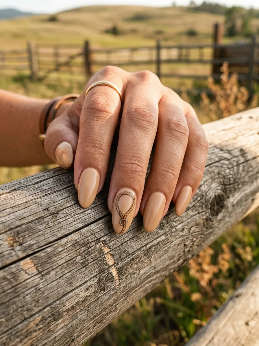 Lasso Swirl Nail Art