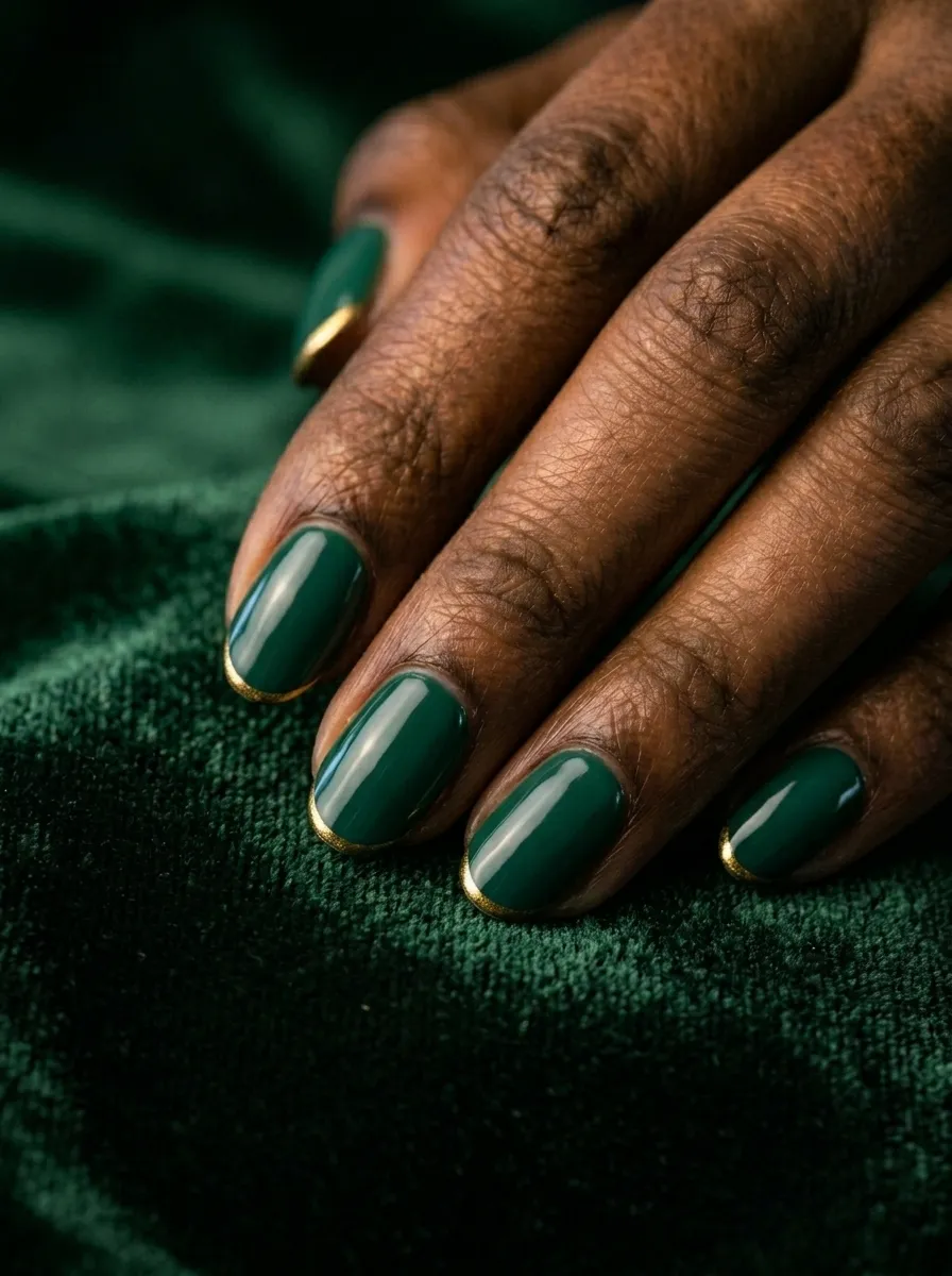 Solid Jade With a Gold Tip