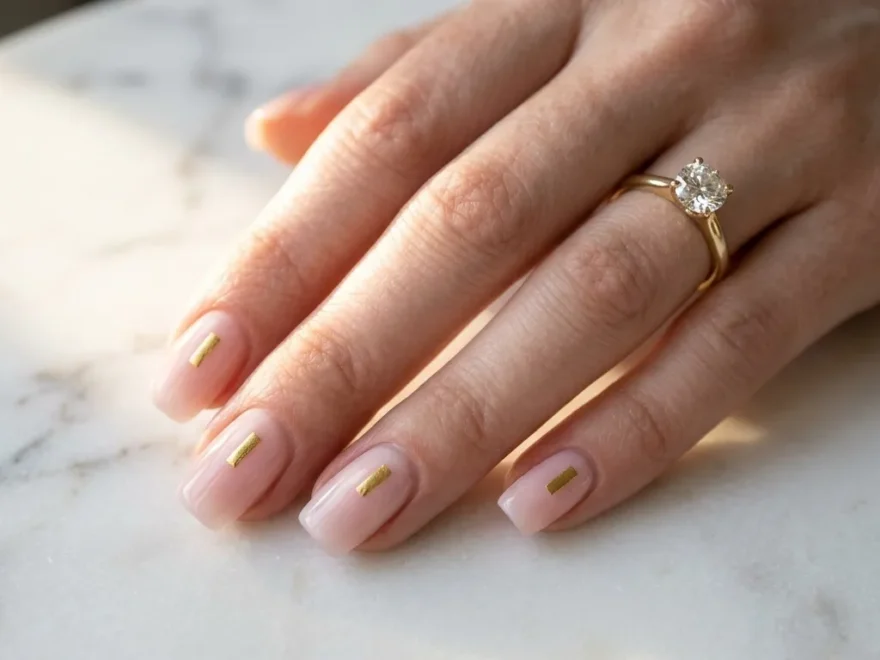 Engagement Nail With Square Ideas