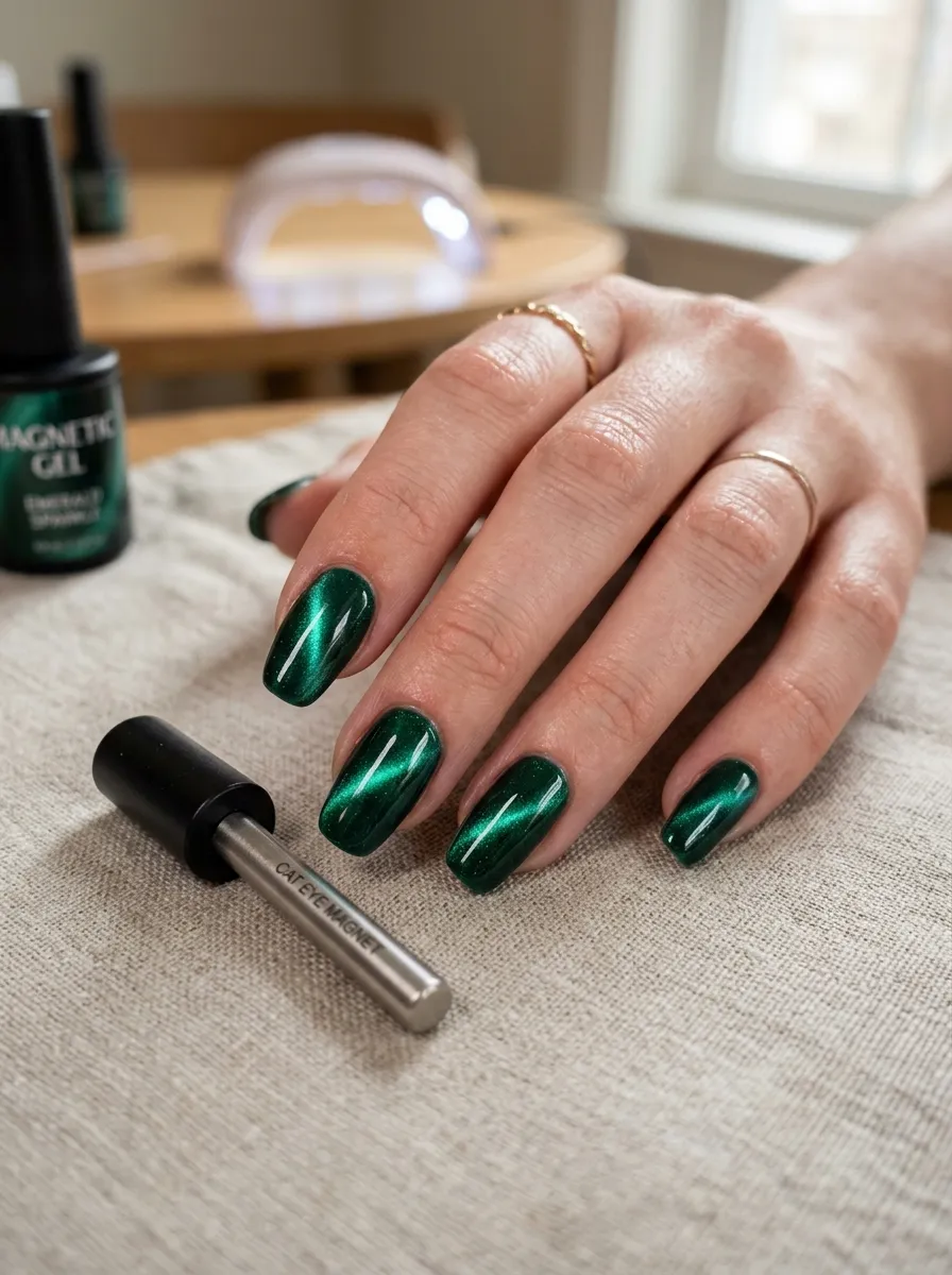 Cat Eye Gel Nails
